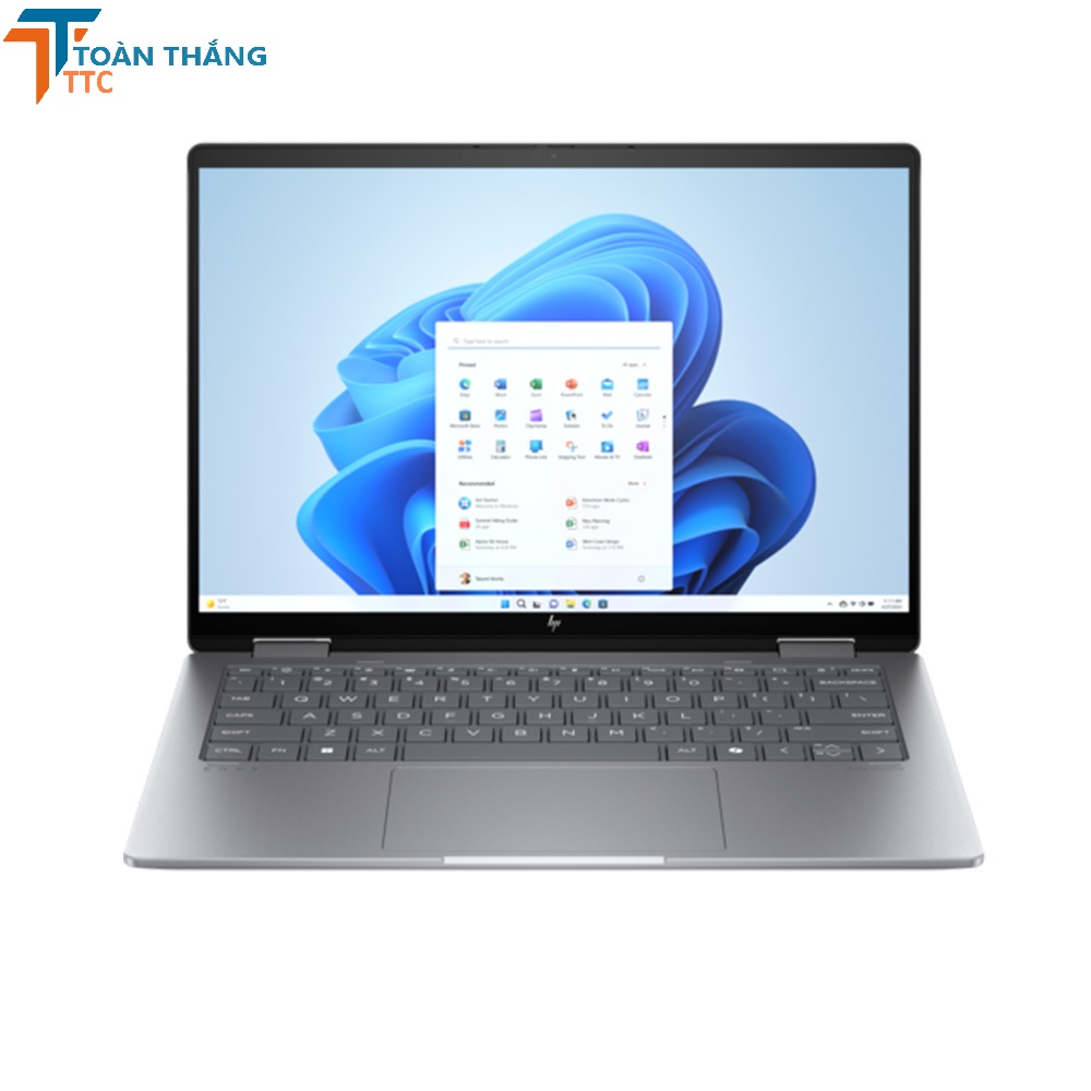Laptop HP ENVY X360 14-fc0086TU A19BWPA (Intel Core Ultra 7-155U | 14 inch 3K OLED | Cảm ứng | 32GB | 512GB | Win 11 | Bạc)